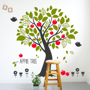 그래픽스티커(gm-cj589)-사과나무